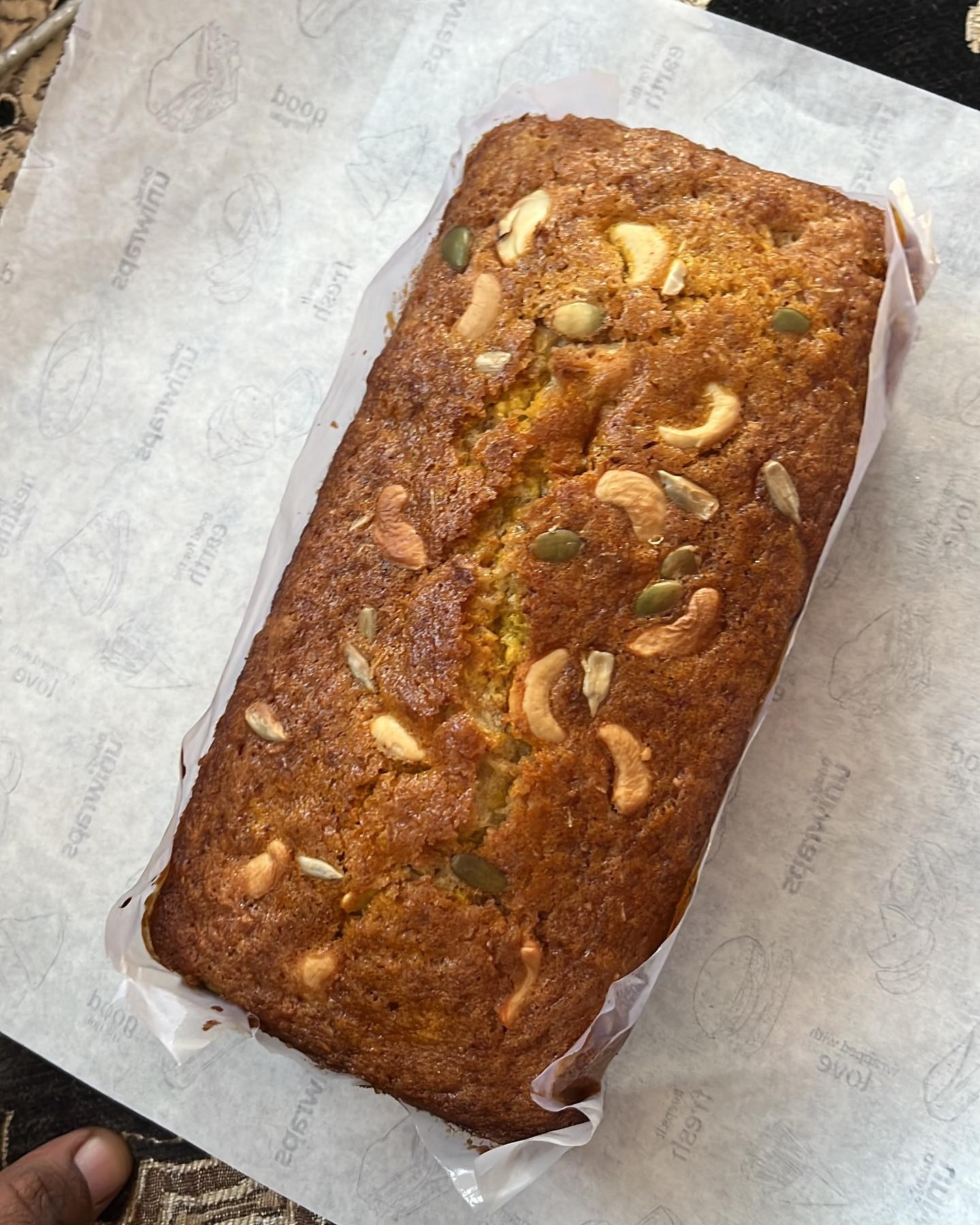 Cashew loaf cake