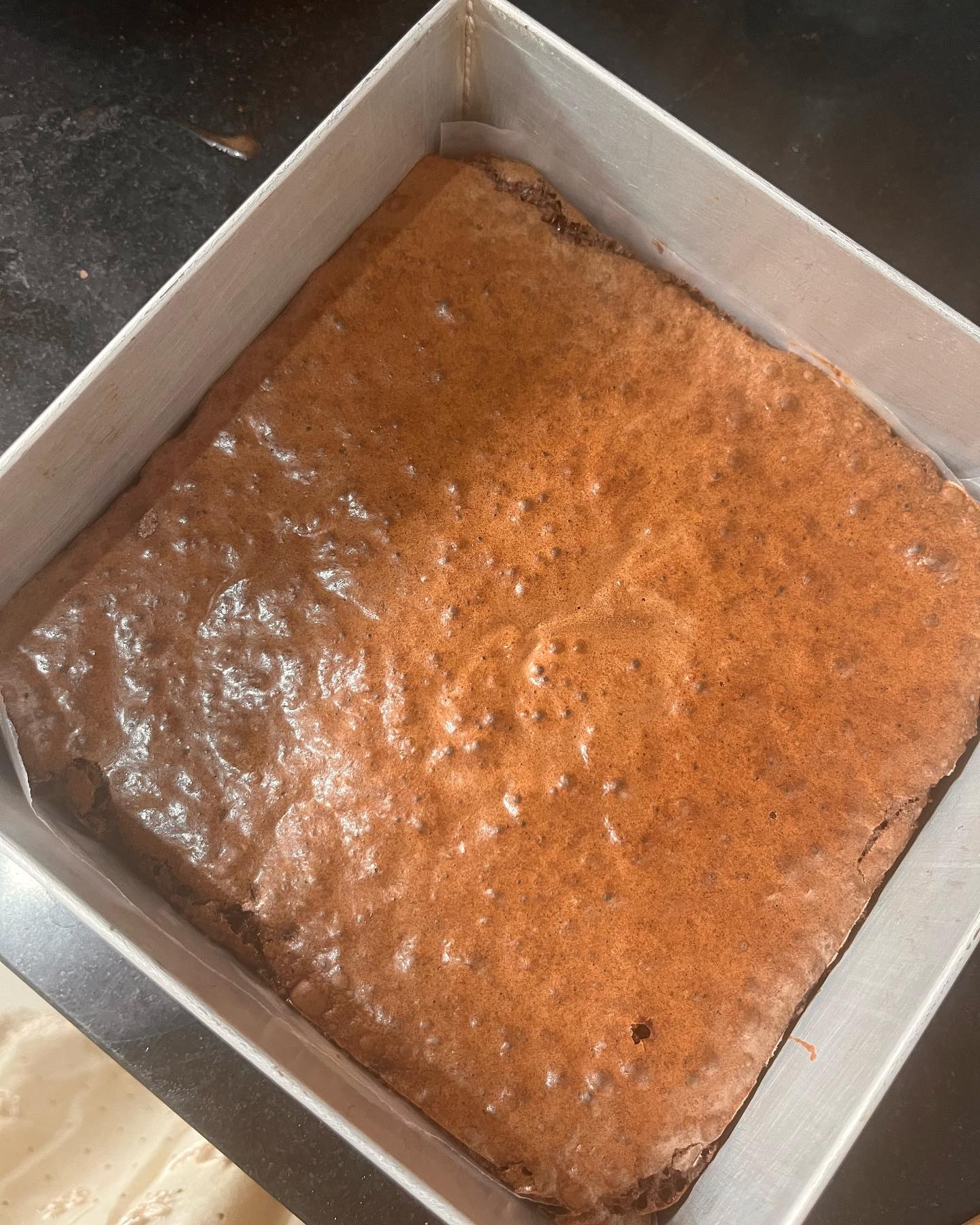 Tray bake fresh from the pan