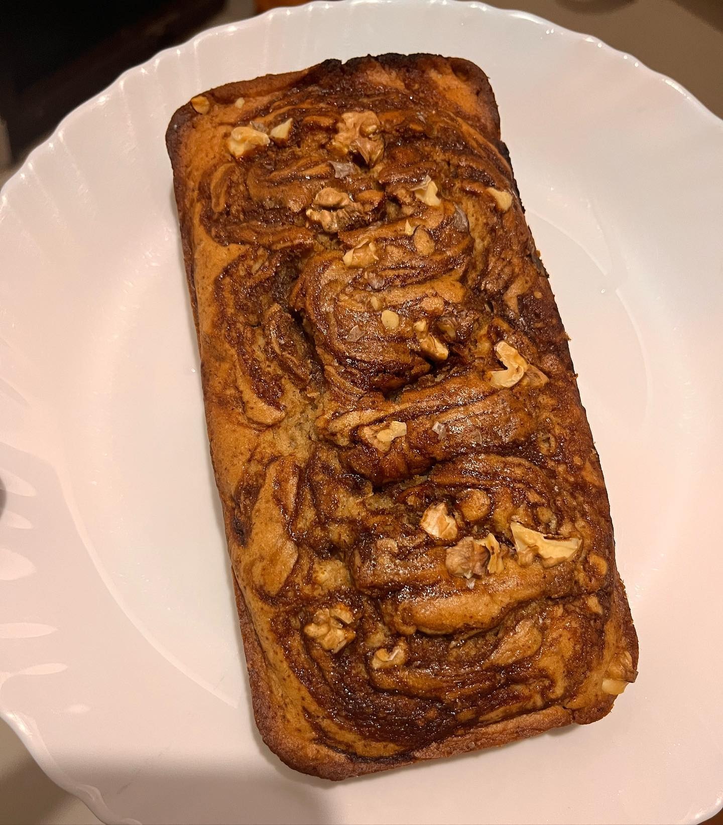 Walnut and dates tea cake